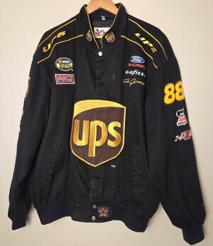 VTG Dale Jarrett 88 NASCAR Jacket XL Chase Authentics Ford UPS Nextel Cup Cotton